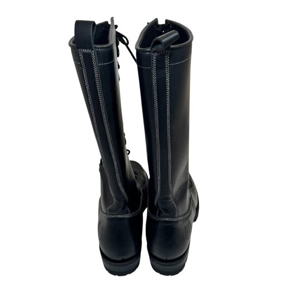 EMBOSSY Men's Logger Lace Up Boots Vibram Sole Motorcycle New Size 41/8 - Picture 13 of 15